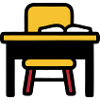 School Desk Table Learning Exams