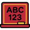 Blackboard ABC 123 School enrolment