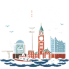 Hamburg Skyline Coastal Magic