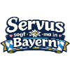 Servus in Bayern Grußdesign
