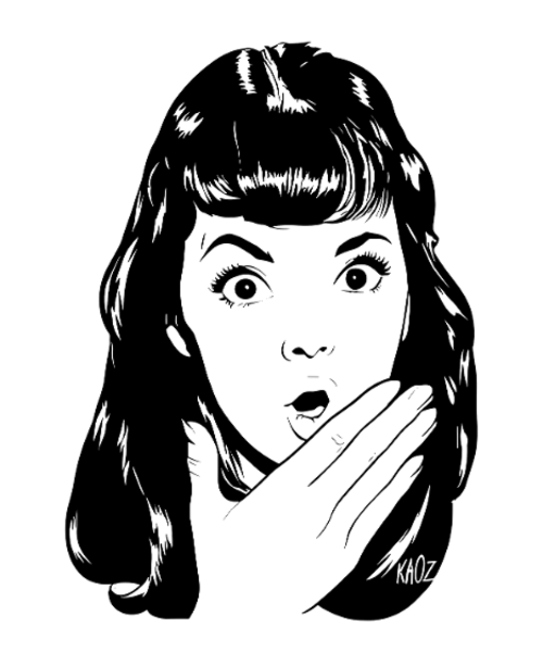 Surprised Pop Portrait