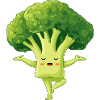 Kawaii Broccoli Yoga Charm