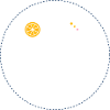 Citrus Orbit Print