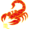 Néon géométrique Scorpion