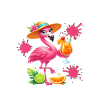 Malle Party Crew Flamingo