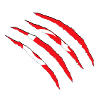 Turkey Flag Red Claws Over Circle