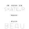 Skateur Unique et Beau