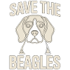 Save the Beagles – Beagle Line Art