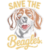 Save the Beagles Illustration
