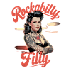 Rockabilly Filly Tattoo Retro Pin-Up