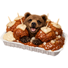 Morsure d’ours avec ours