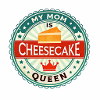 Cheesecake Queen Mutti Abzeichen