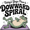 Downward Spiral Frog Yoga Meme