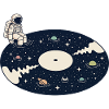 Vinyle Cosmique Astronaut Space Music