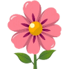 Fleurs pastel fleurs, rose cadeau maman
