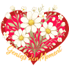 Genieß den Moment Blumenherz