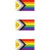 Progrès Inclusive Fierté Drapeau Arc-en-ciel LGBTQ+