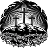 Couronne d’épines + motif chrétien croix