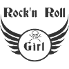 Girl Rock and Roll Skull Wings