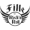 Girl Rock and Roll Skull Wings