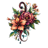 Blumenpracht im Farbwirbel