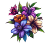 Tropical Flower Bouquet – Colour Explosion