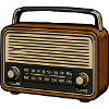 Illustration radio rétro