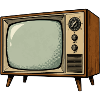 Retro TV Illustration