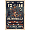 Hidden Truths: Retro Conspiracy Poster