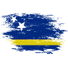 Curacao flag used