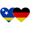 Curacao Germany Flag