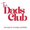 The Dads Club, red lettering