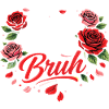 Jesus Saves Bruh Floral Script
