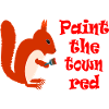 Squirrel Painter: Paint the Town Red