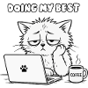 Feline Office Motivation
