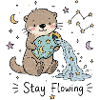 Astro Aquarius Otter – Stay Flowing
