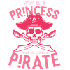 Princesse ou Pirate Girl Power Design