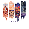 Nevada Vacation Travel – Desert & Vegas Motif