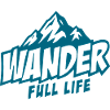 Wanderfull Life - Pun Hiking Mountain Silhouette