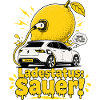 Ladestatus Sauer, E Auto Satire.