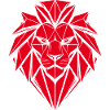 Geometric Red Lion