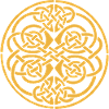 Celtic Gold Knot Mandala