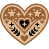 Heart Cross Baptism Communion