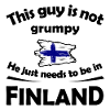 Brushstroke Finland Flag