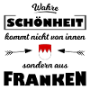 Wappencrest roter Zackenrand Franken