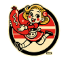 Retro Sausage Snack Girl