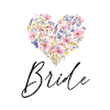 Flower Heart - Bride - Personalizable
