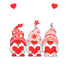 Valentine Gnome Pajama Shirt