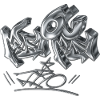 Chrome Graffiti Liebe