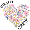 Floral Heart - Bridal Crew - Personalizable